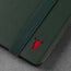 Close up of the Green Leather (with Red Stitching) Case for iPad Pro 12.9-inch