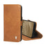 Tan Leather Wallet Case for iPhone 15 Plus