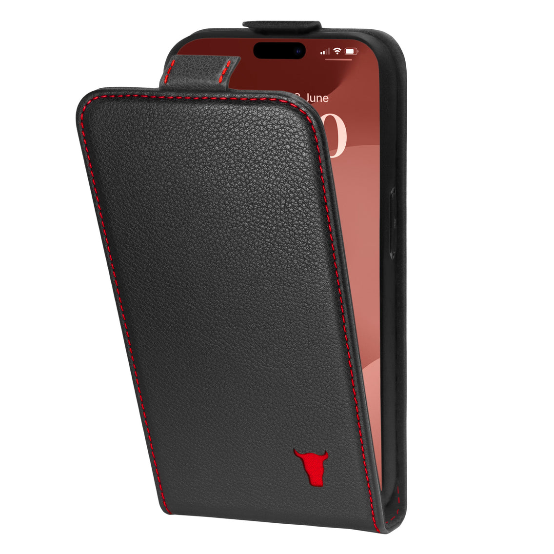 iPhone 15 Pro Max Leather Flip Case (MagSafe Charging) - TORRO