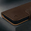 Dark Brown Nubuck Leather Case (with detachable cover) for iPhone 15 Pro Max