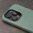 Turquoise Slimline Leather Bumper Case for iPhone 15 Pro