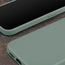 Turquoise Slimline Leather Bumper Case for iPhone 15 Pro