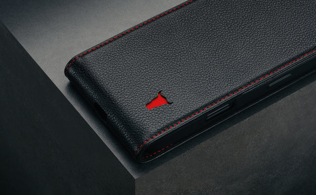 iPhone 16 Leather Flip Wallet Case (MagSafe Charging) Feature Focus