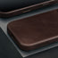 Dark Brown Leather Slimline Bumper Case for iPhone 16 Pro Max