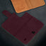 Maroon Nubuck Leather Cover