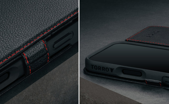 iPhone 16 Pro Leather Wallet Case (MagSafe Charging) Feature Focus