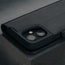 Camera cutout on the Black Leather Case for iPhone 16