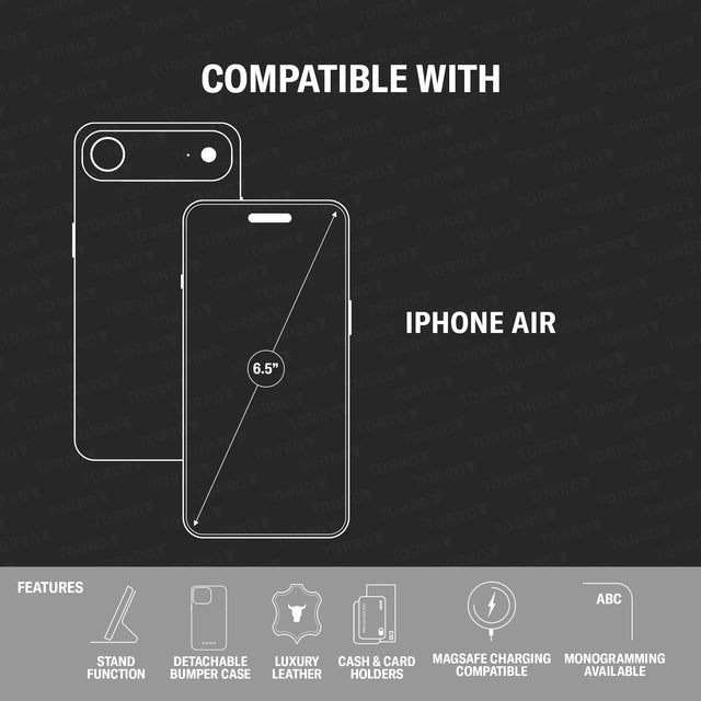 Compatibility of the Leather Detachable Case for iPhone 17 Air