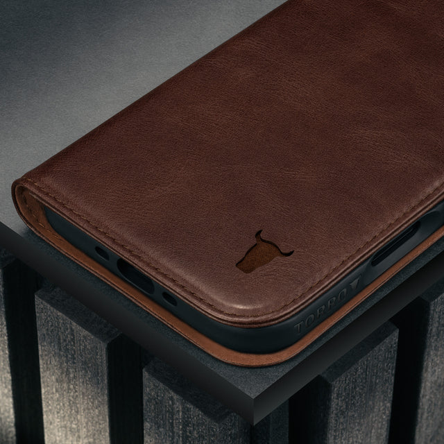 Dark Brown Leather Case for iPhone 17 Air
