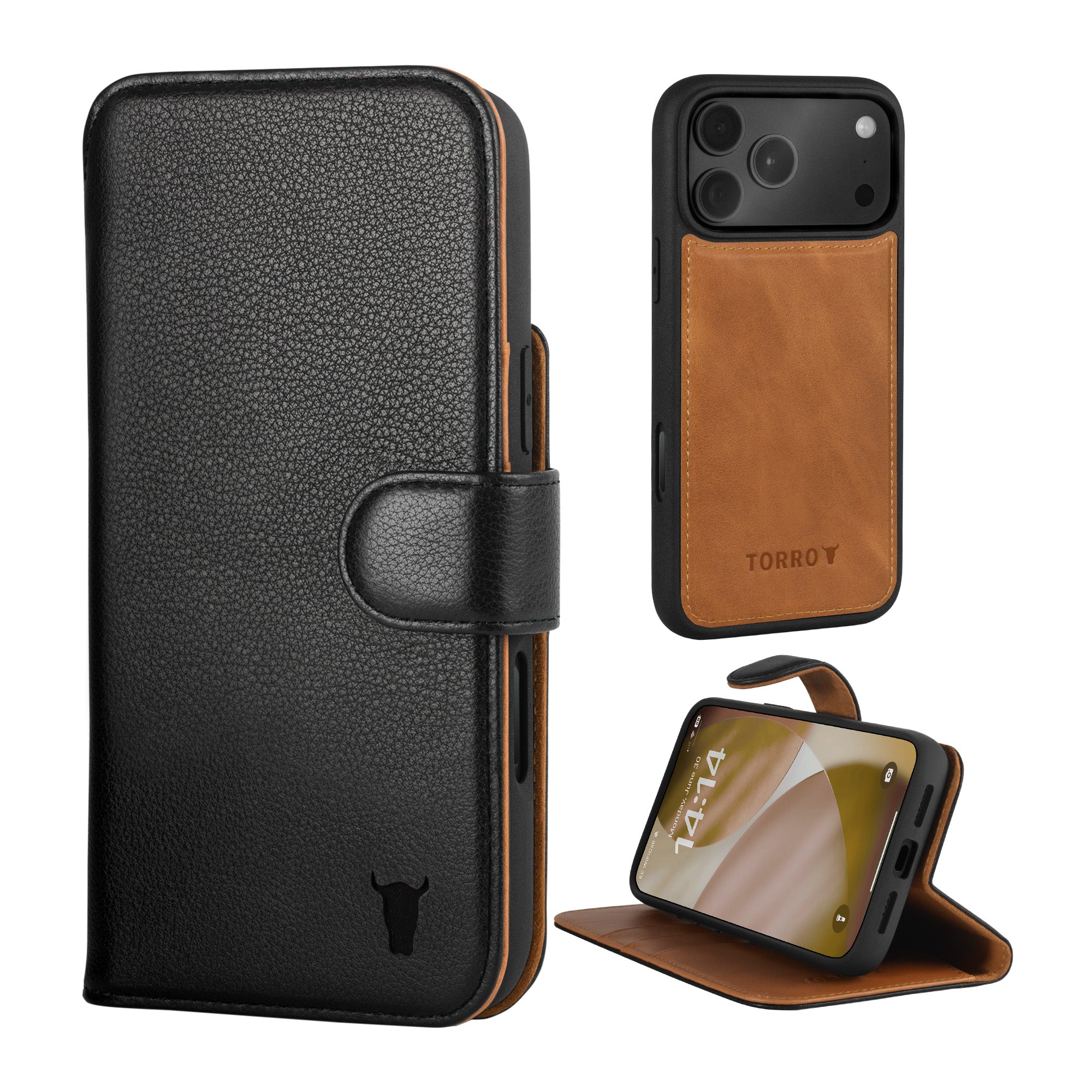 iPhone 17 Pro Max Detachable Leather Case – TORRO