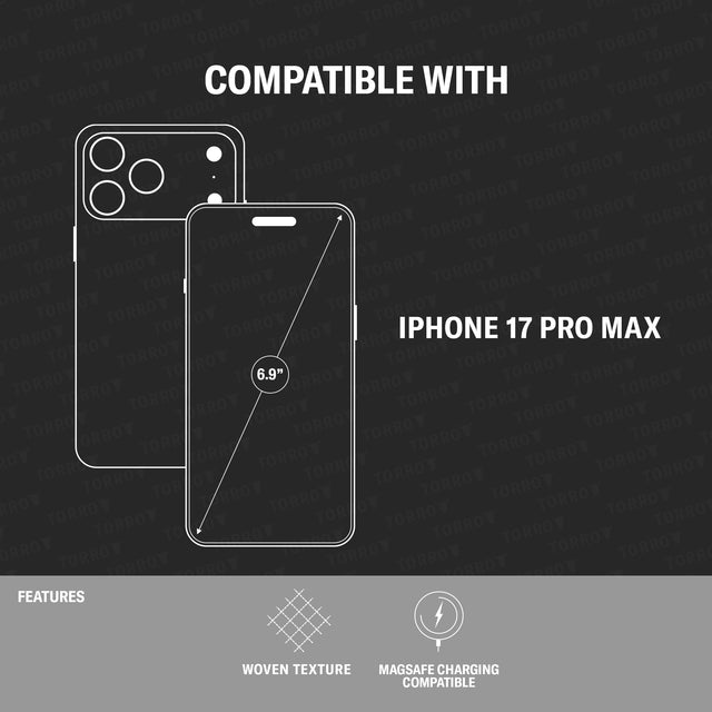 Compatibility and features of the Woven Fabric Case for iPhone 17 Pro Max