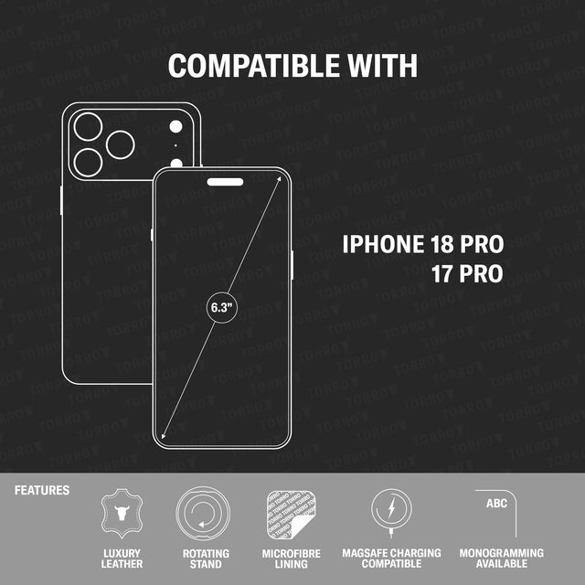 Compatibility and features of the Leather Bumper case for iPhone 18 Pro / 17 Pro