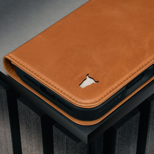 Tan Leather Case for iPhone 17 Pro