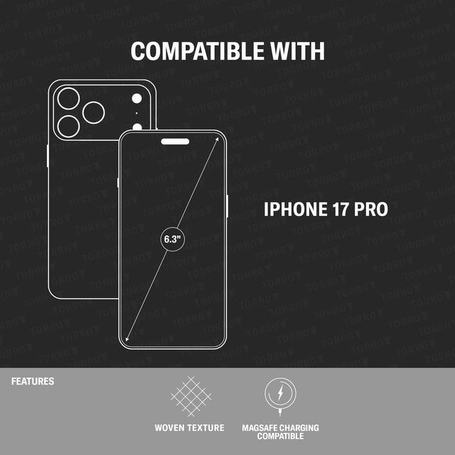 Compatibility and features of the Woven Fabric Case for iPhone 17 Pro
