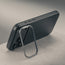 Camera stand function of the Black Leather Bumper Case (with Camera Stand) for iPhone 18 / 17 Pro Max