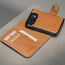 Detachable cover and bumoer of the Black Leather 2-in-1 Detachable Wallet Case for iPhone Ultra