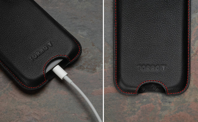 iPhone Leather Pouch Case (6.7/6.9-inch) Feature Focus