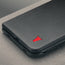 Black with Red detail Slim Leather Folio for iPhone Ultra
