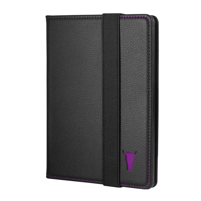 Black with Purple Leather Case for Kindle Paperwhite