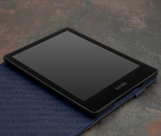 Navy Blue Leather Case for Kindle Paperwhite