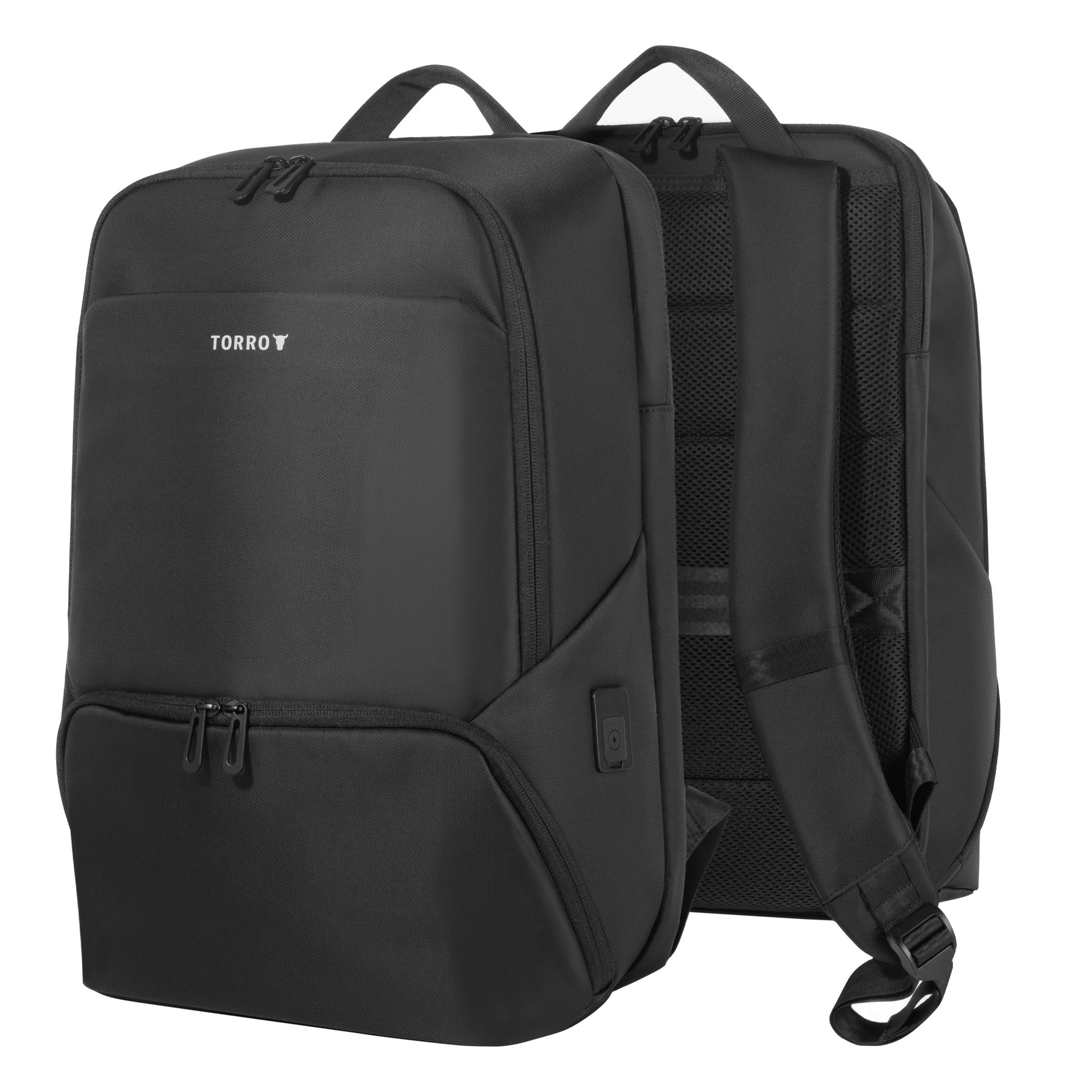 17.5L Commuter Laptop Backpack: Water-Resistant Travel Bag for 16