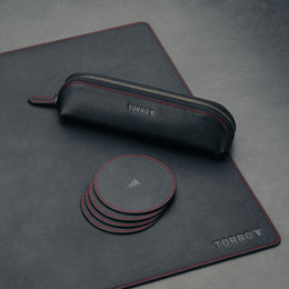 Large Desk Mat Bundle with Pencil Case and Coaster Set