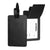 Leather Luggage Tag - Black