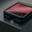 Black with Red Detail Leather Case for the Motorola Razr 50