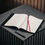 Notepad in the Black Leather (with Red Stitching) A4 Notebook Cover