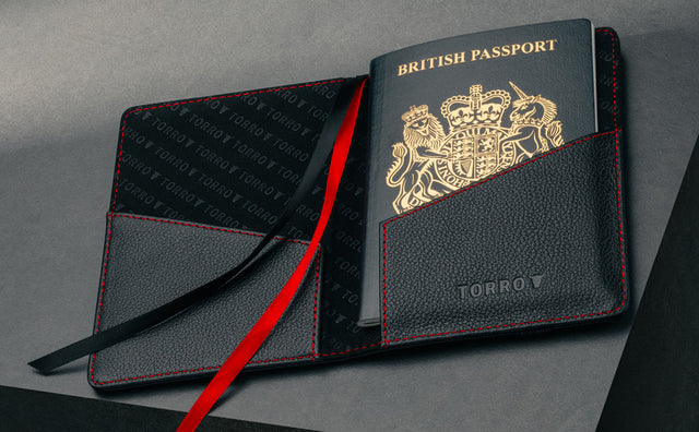 Leather Passport Holder Feature Focus