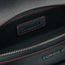 Inside the Black with Red Detail Leather Pencil Case