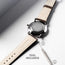 Dark Brown Leather Watch Strap with TORRO branded stainless steel buckle