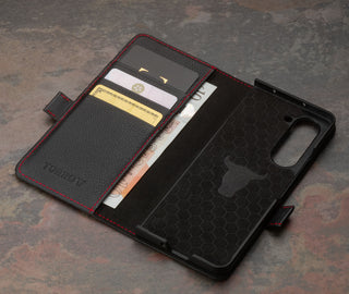 Luxury Fashion Square Leather Phone Case for Samsung Galaxy -  UK