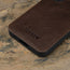 Dark Brown Leather Bumper Case for Samsung Galaxy S24