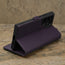 stand function of the Purple Leather Wallet Case for Samsung Galaxy S24 Ultra