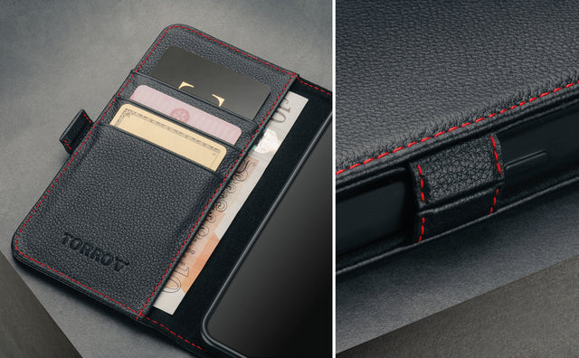 Galaxy S25 FE Leather Case Feature Focus