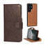 Dark Brown Leather Detachable Case for Galaxy S25 Ultra