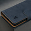 Blue Nubuck Leather Detachable Case for Galaxy S25 Ultra