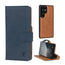 Blue Nubuck Leather Detachable Case for Galaxy S25 Ultra