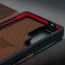 Microfibre lined inner frame of the Dark Brown Leather Case for Galaxy S25 Ultra