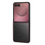 Black with Red Detail Leather Case for Galaxy  Flip7