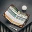 Scorecard in the Dark Brown Leather Golf Scorecard Holder