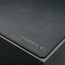 Close up of the Small Black with Red Detail Leather Desk Mat