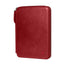 Crimson Leather Solo Travel Wallet