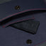 Inner pocket of the Navy Blue Leather Sunglasses Case