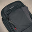 Smaller front pocket on the Black eith Red Detail Travel Backpack