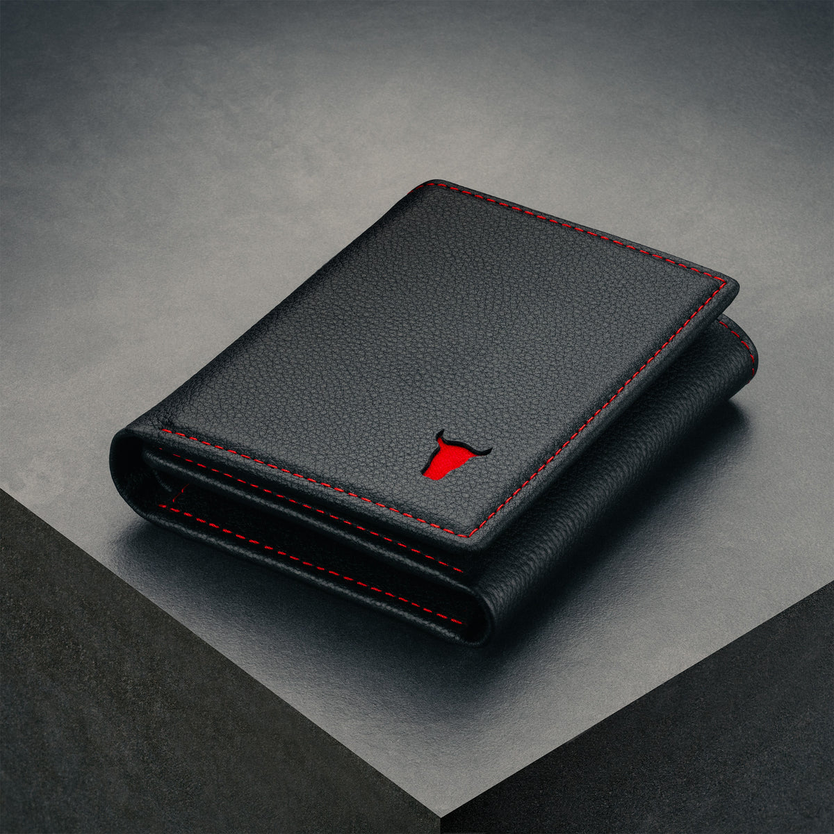 Tous Red Wallet Mens Leather Trifold Wallet | High Capacity RFID Blocking Wallet – TORRO