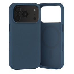 Blue Woven Texture Bumper Case for iPhone 17 Pro