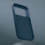 Buttons and inside of the Blue Woven Texture Bumper Case for iPhone 17 Pro