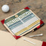 Detachable scorecard holder from the Red Golf Scorecard Holder and Yardage Book Cover